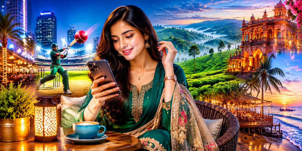ঢাকার চা বাগানে vc66 ক্রিকেট বেটিং অ্যাপ ব্যবহারের দৃশ্য